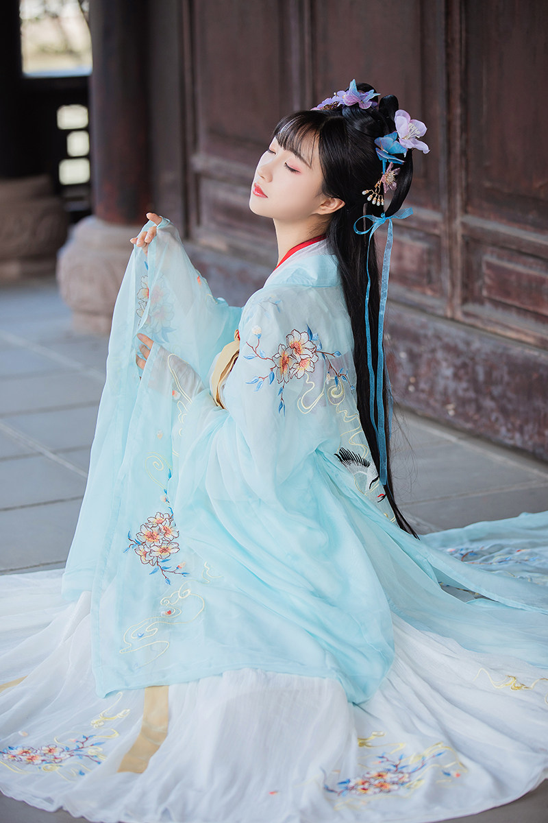 花神记九宫仙齐腰汉服女汉服齐胸唐制襦裙大袖衫绝版清仓