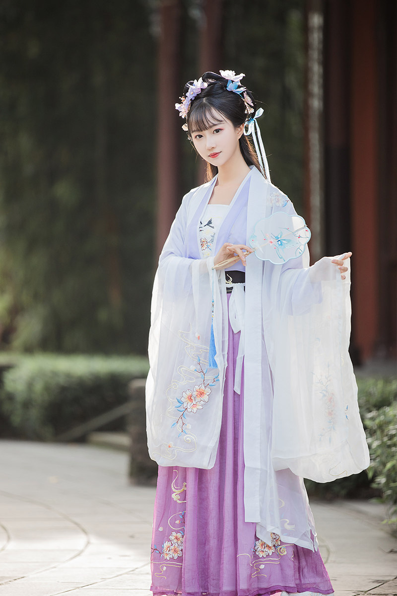 花神九宫仙齐腰汉服女汉服齐胸唐制襦裙大袖衫民族服装