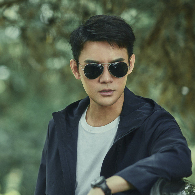 狐王鸥同款墨镜王凯飞行员航空蛤蟆镜偏光太阳眼镜