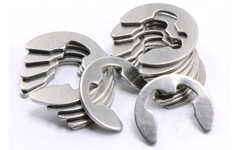 不锈钢卡簧开口挡圈簧片卡扣卡环m1.2m2m3m4m5m6m7m8-m15挡圈