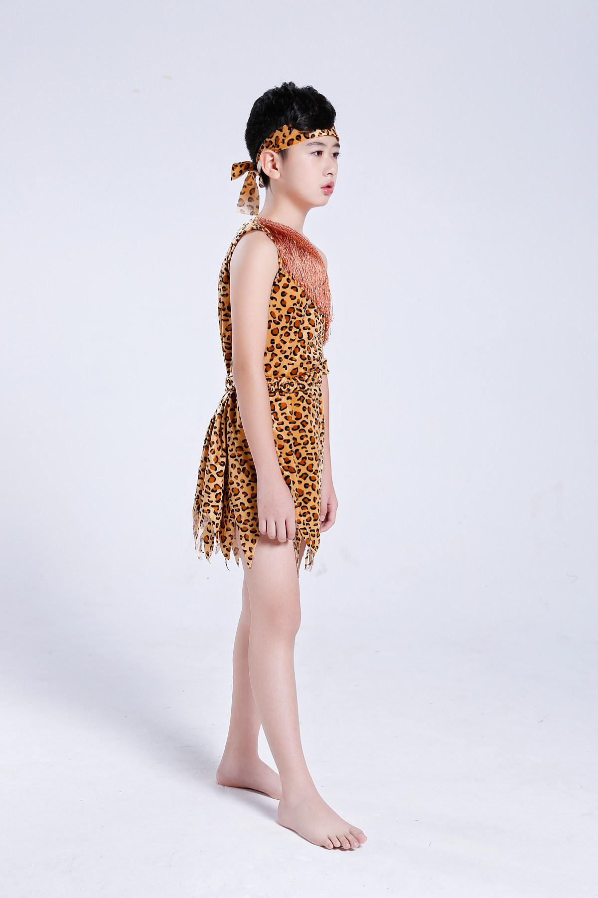 儿童六一野人演出服小妖精表演原始太阳部落服饰儿童演出服