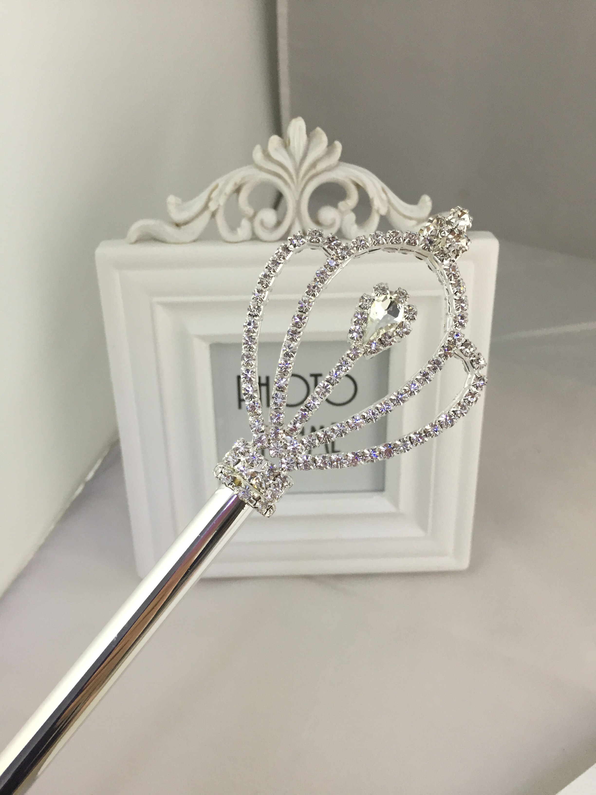 女王饰品复古国王女王水晶球选美权杖手杖魔仙选美表演魔法棒