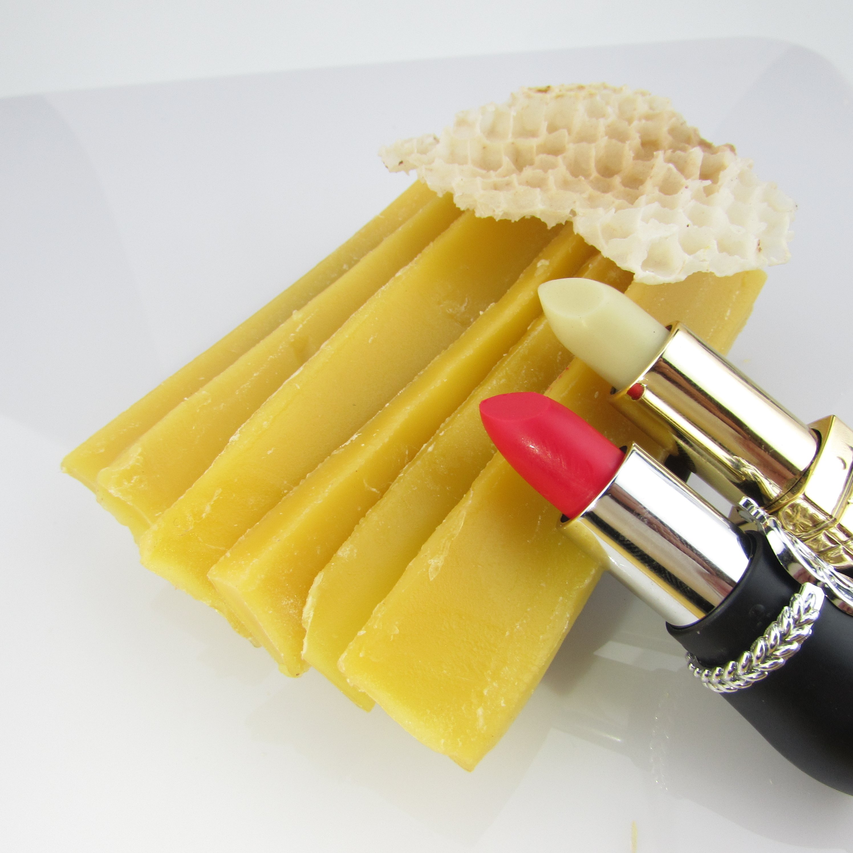 蜂蜡天然唇膏diy原材料口红紫草润唇膏可食用纯手工自制纯正野生