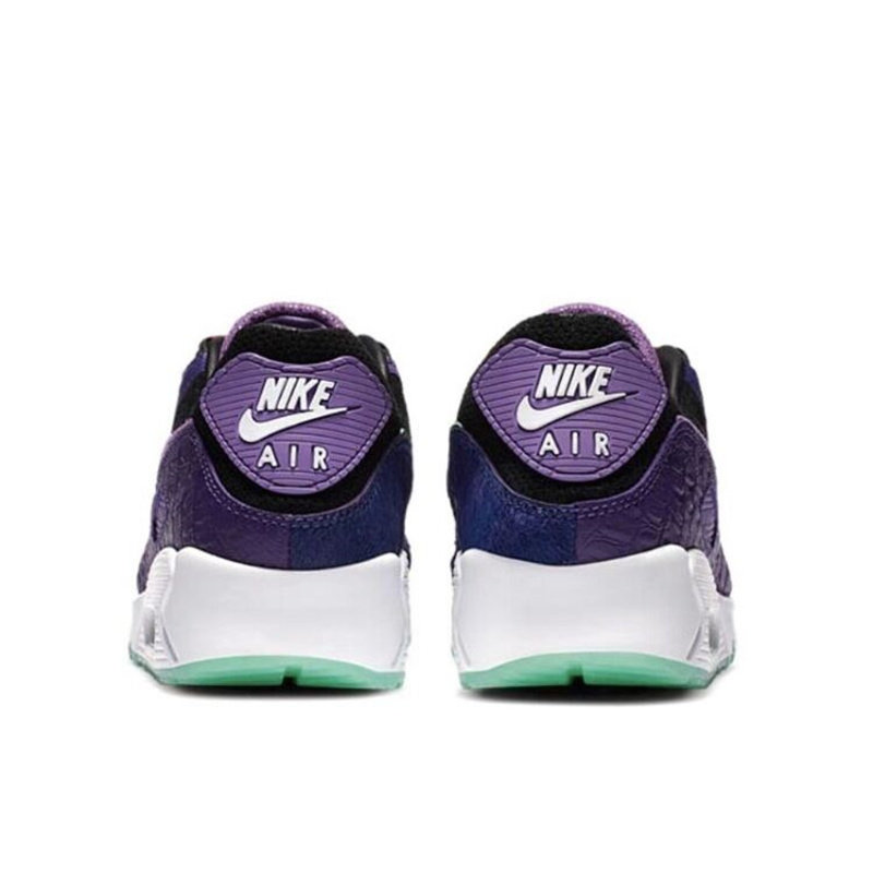 nike耐克air90小丑马毛蛇纹黑紫男子复古休闲跑鞋001cz5588max