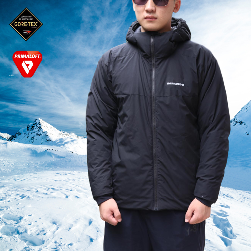 gtx面料P棉填充秋冬男款户外运动透气轻便登山防风保暖防水棉服