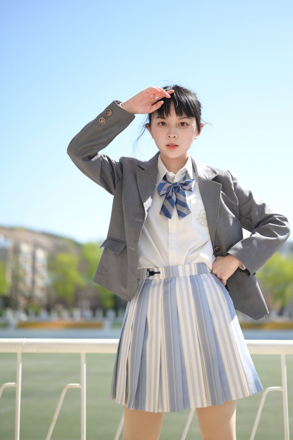 jk格裙正版瓜皮双子制服原创四萌现货朋友jk