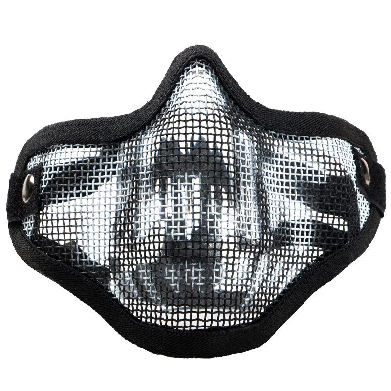 战术钢丝面罩户外特种兵野战真人cs半脸透气面罩