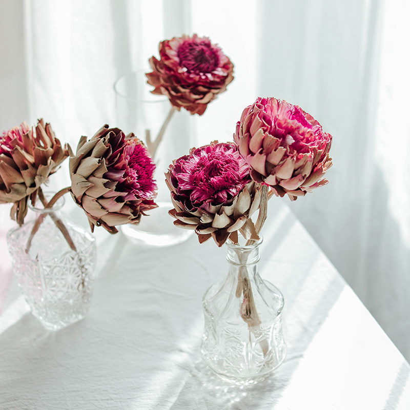 帝王干花公主花进口真花复古高端办公室店铺装饰干花