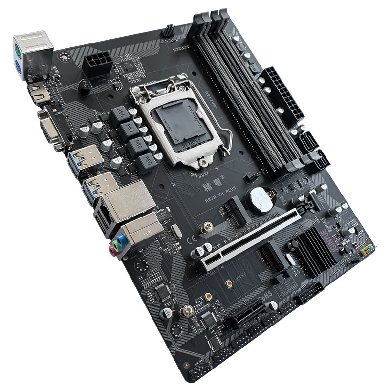 精粤h97mvh主板cpu游戏套装1150针ddr3e3i3i7i545905775c