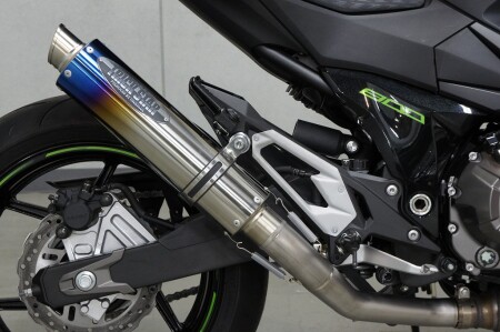 日本trickstarkawasaki川崎z800钛合金中尾段排气管梦幻摩托车排气管