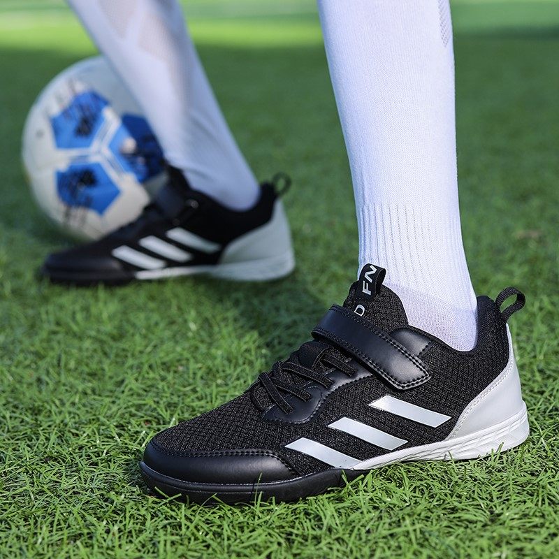 足球鞋华强回力夏季网面透气儿童童男碎钉训练小学生足球鞋