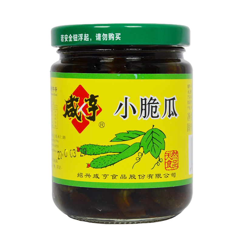 咸亨酱乳5瓶兴产绍兴饭菜瓜下酱瓜小脆腌制酱类调料