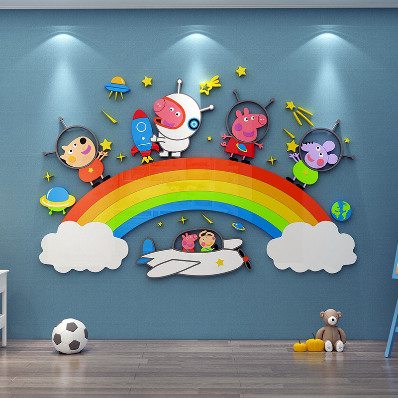 幼儿园环创创意布置材料墙面装饰教辅辅导机构墙贴