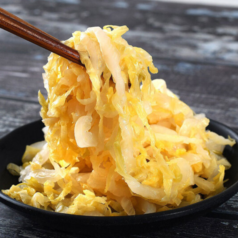 酸菜特产腌制菜丝白菜丝丝酸大缸整棵正宗发酵腌制
