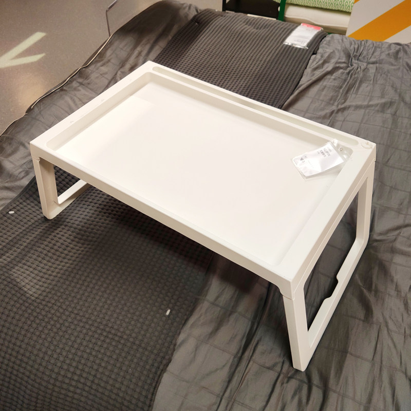 包邮大连宜家克丽普克床用餐架折叠桌学习桌床用桌折叠床桌