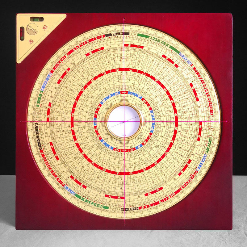 鑫雕三元风水实木纯铜全纯综合三合10寸激光摆件