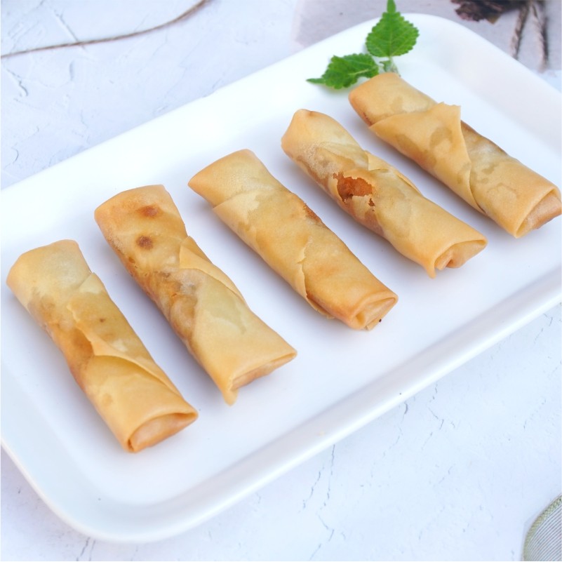 整箱亚洲渔港鲜虾春卷虾仁海鲜半成品西餐油炸虾类制品