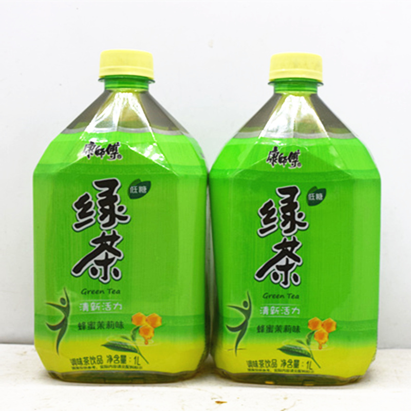 康师傅绿茶低糖大瓶装1l蜂蜜茉莉味花茶蜜茶茶饮料夏季饮品包邮
