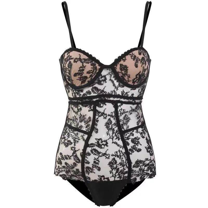 泳衣性感欧美高端网红小胸聚拢透视比基尼