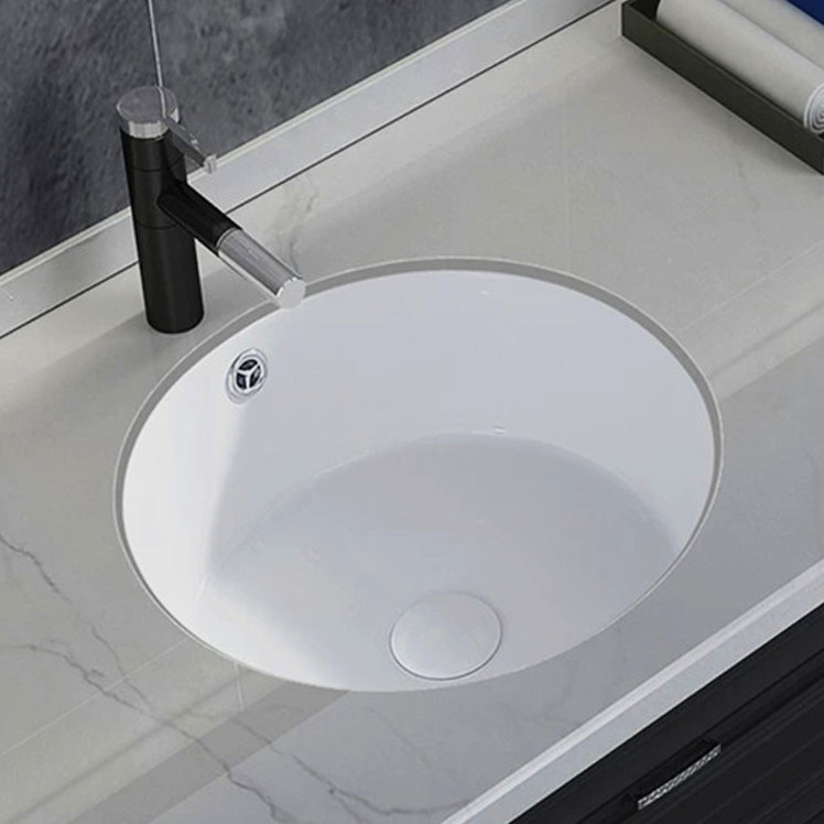 陶瓷台下阳台洗衣小号椭圆形水槽洗手面盆洗脸台下盆