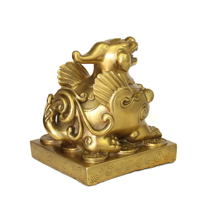 貔貅摆件独角双角五帝钱摆件