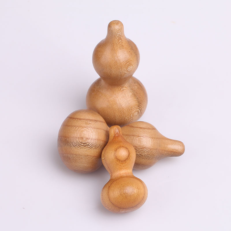 桃木葫芦摆件木雕手把散装配件配饰木雕