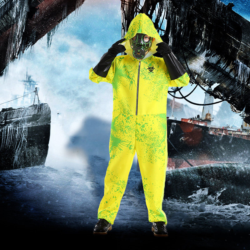 万圣节儿童cosplay服装恐怖生化危机僵尸防护服化妆舞会服饰