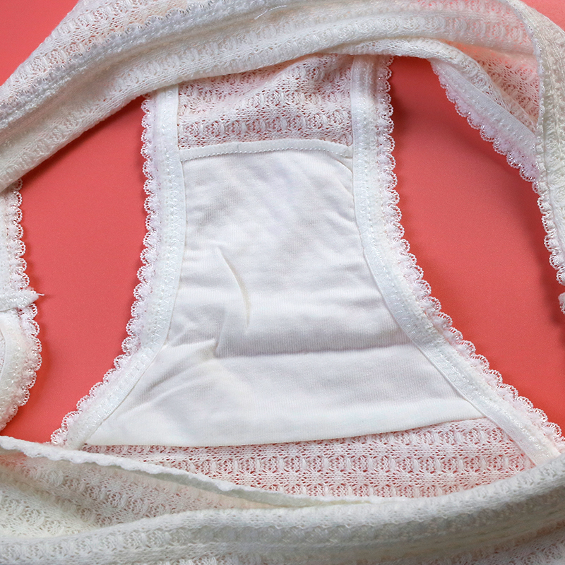 白色内裤三角裤三角少女女生短裤透气中低薄款女三角裤