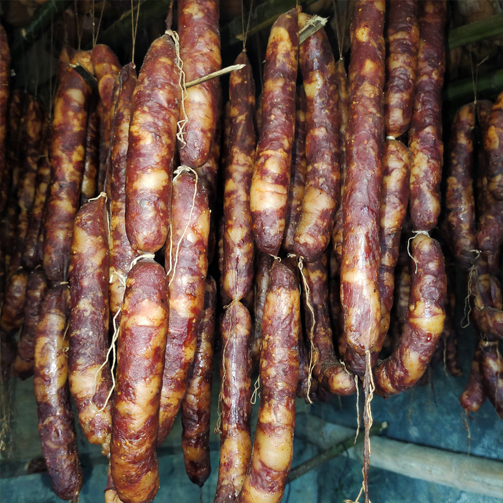 湖南特产湘西腊肉香肠农家自制烟熏腊肠正宗香肠