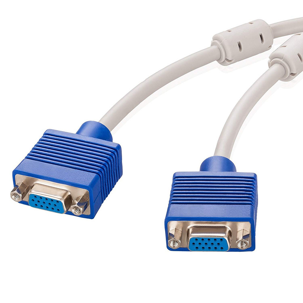 vga分屏显示器1分分配器二分一拖高清一分电脑连接线