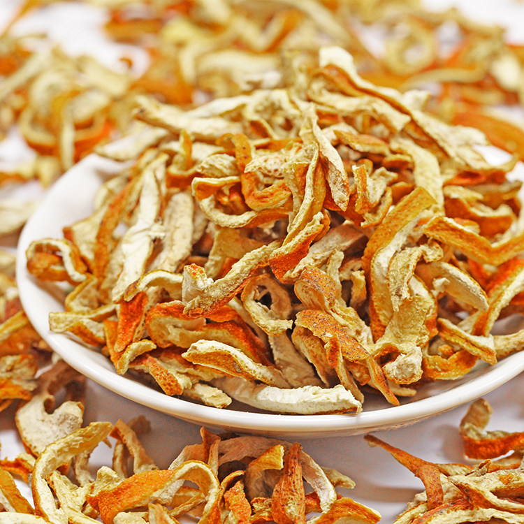 橘子皮丝泡茶泡水250g桔皮干煮煲汤零食搭配花椒