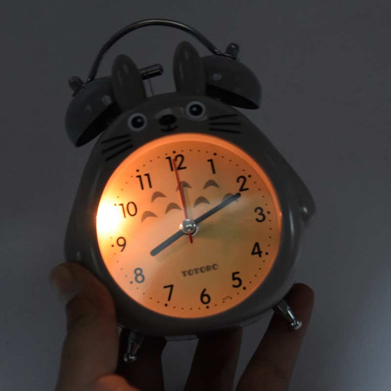 起床困难户懒人床头超响龙猫闹钟超大声学生静音夜光闹铃创意包邮