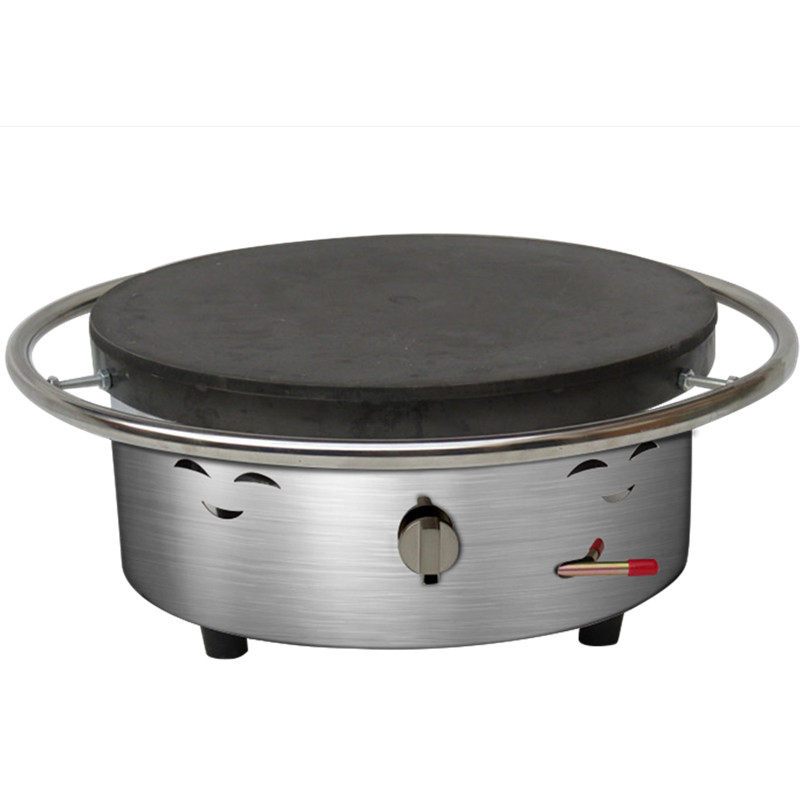 山东杂粮煎饼机锅煎饼炉子煎饼锅商用燃气旋转煎饼果子机鏊子摆摊