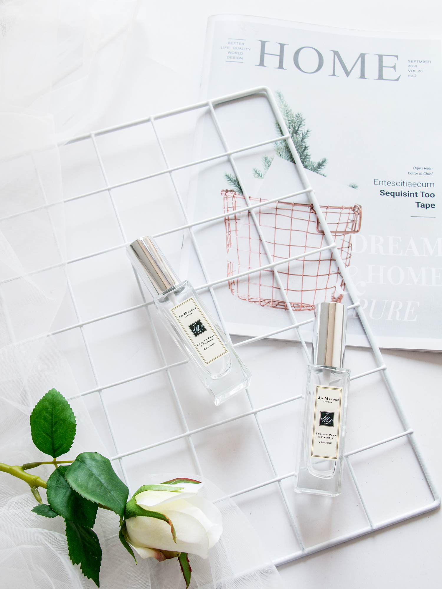 香水空瓶拍照道具冷淡风化化妆品饰品摄影摆拍背景布类