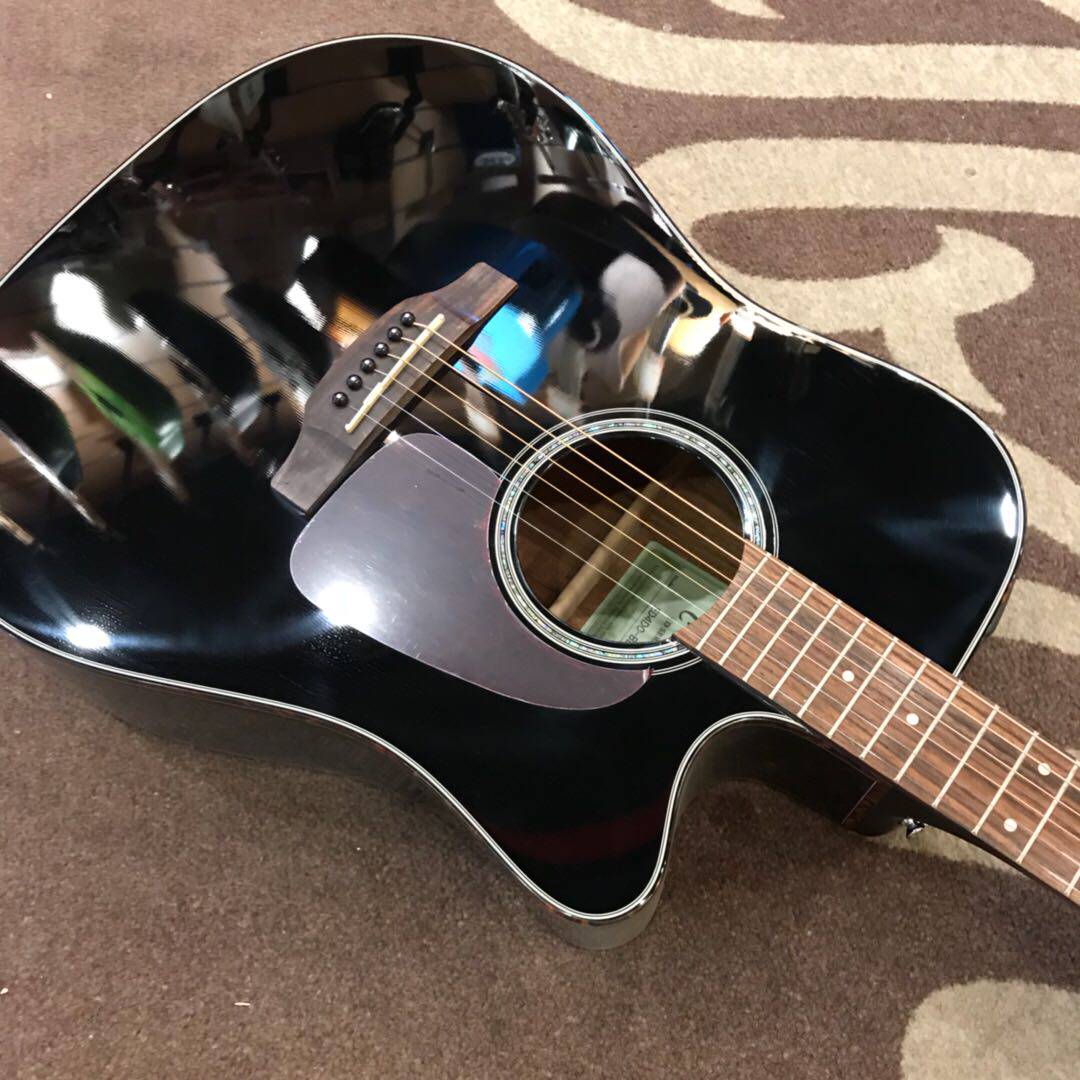 吉他日本takamineed4dcbk黑色单板电箱民谣木吉吉他电箱吉他