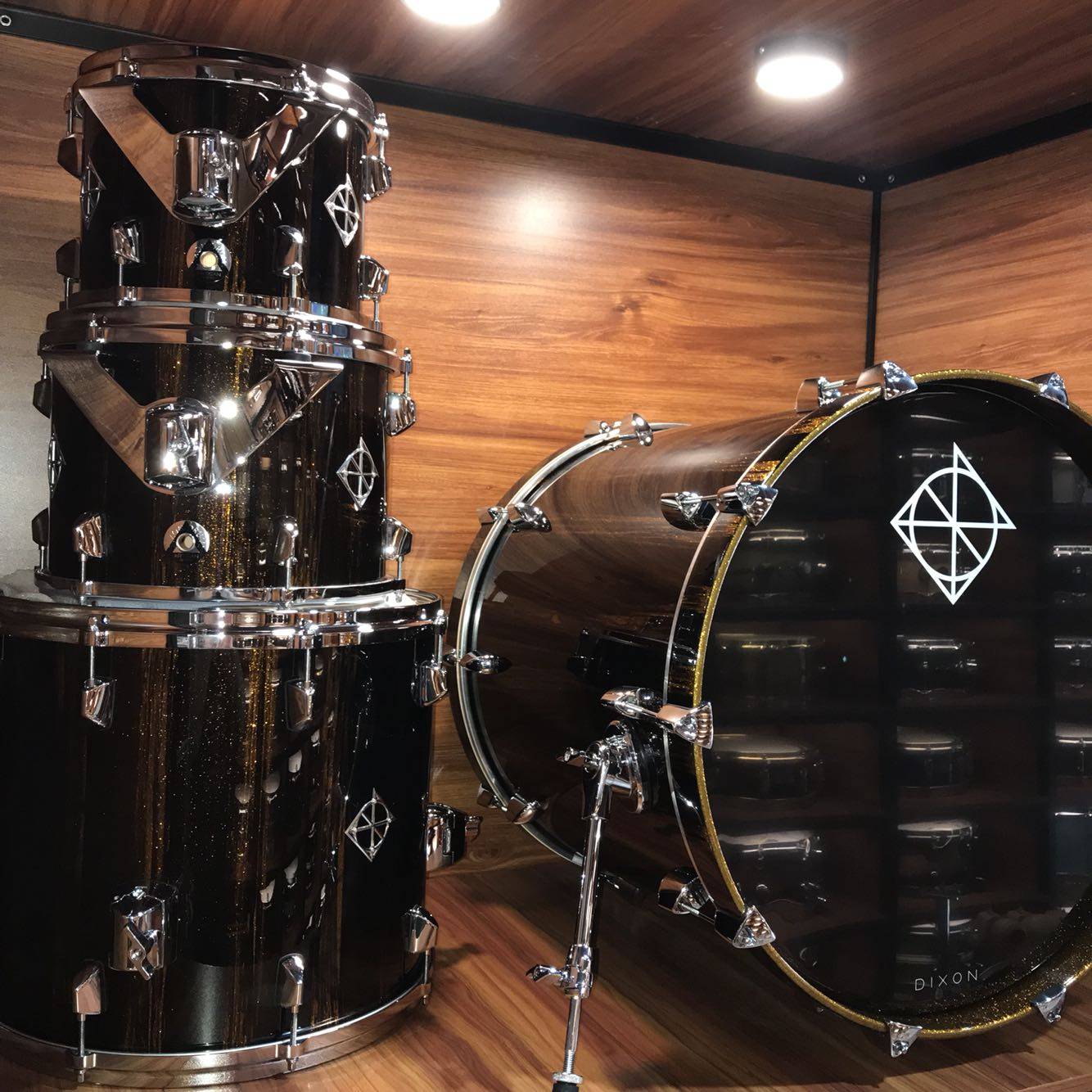 帝声dixon艺术家系列台湾架子鼓烤漆配置架子鼓