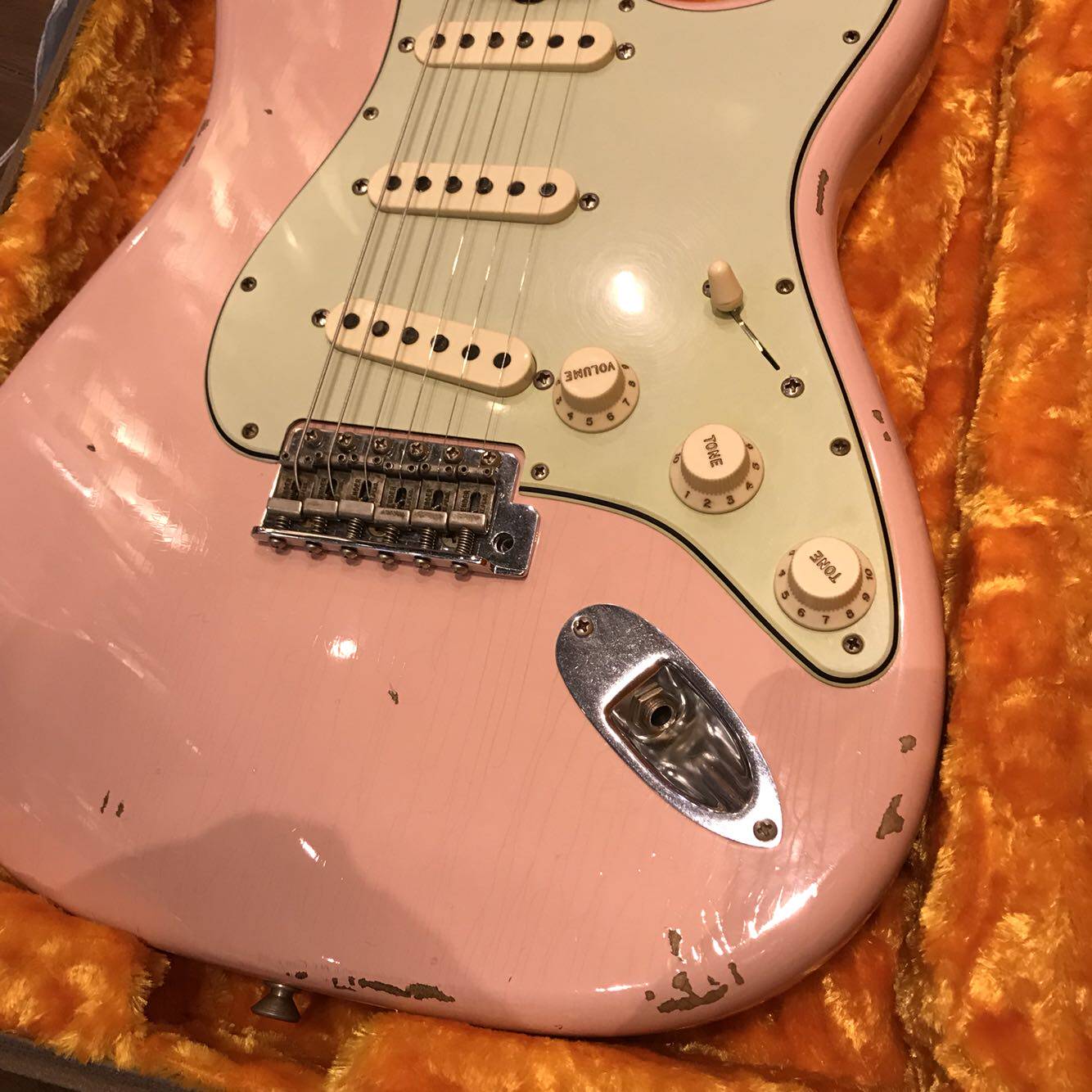 fendercustomshop1962stratshellpink粉色吉他吉他-电吉他