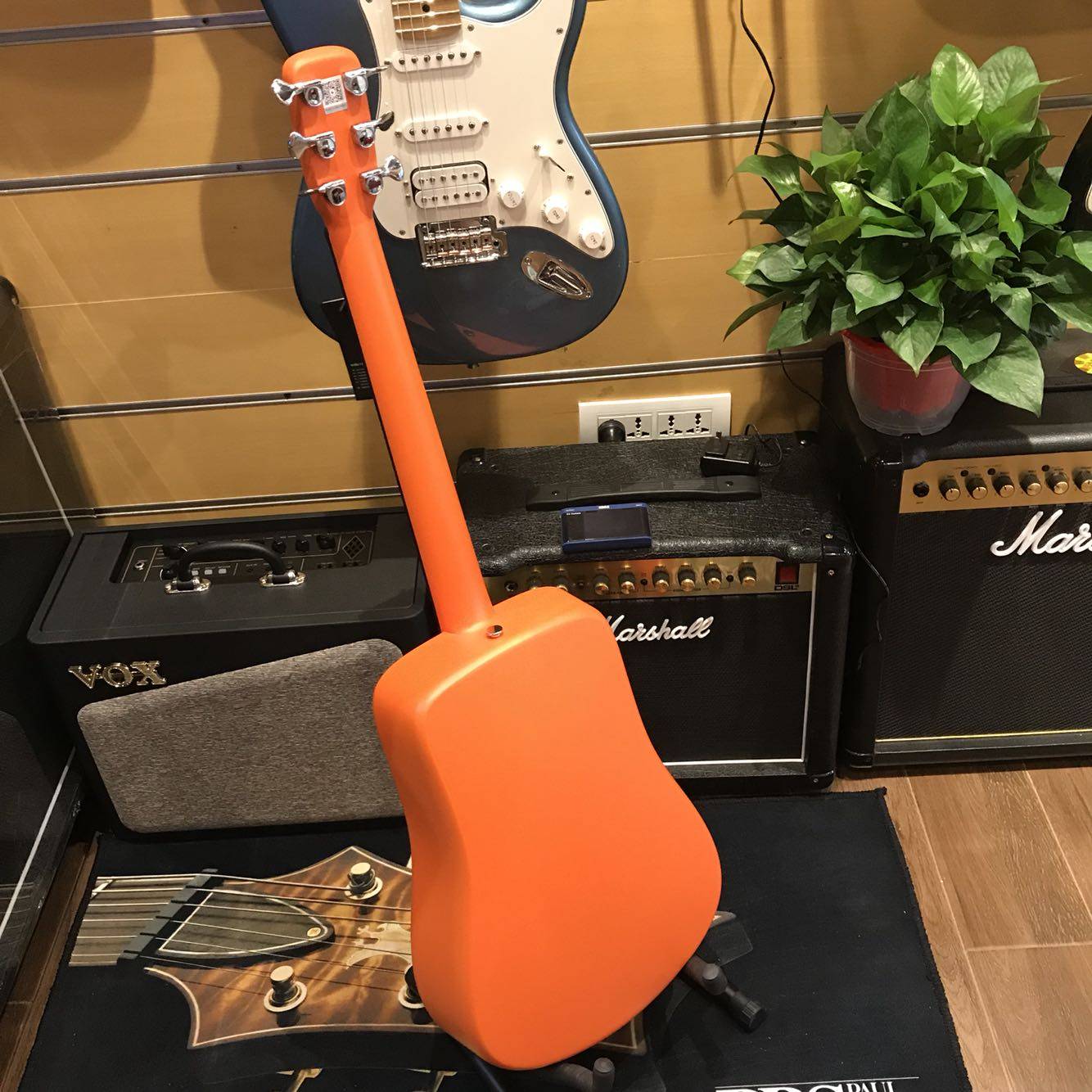 拿火吉他lavame二代36寸旅行学生碳纤维民谣吉他男女吉他电箱吉他