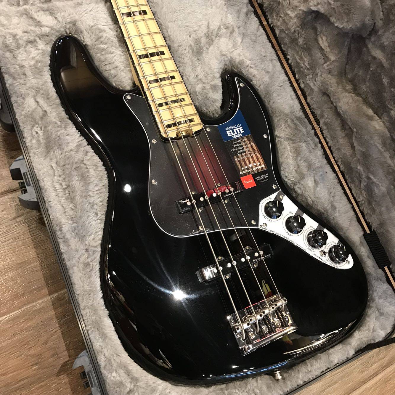 贝斯美国国芬fender美精电贝司黑色带箱包贝司电贝司