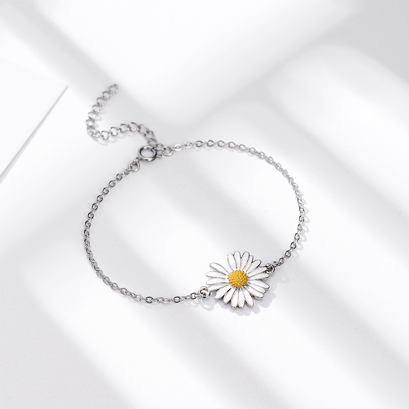 gd权志龙同款小雏菊手链女韩版简约个性气质清新网红手饰学生闺蜜