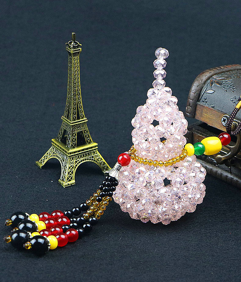 diy手工串珠水晶车挂葫芦挂件材料蜜蜡玛瑙其他diy饰品配件