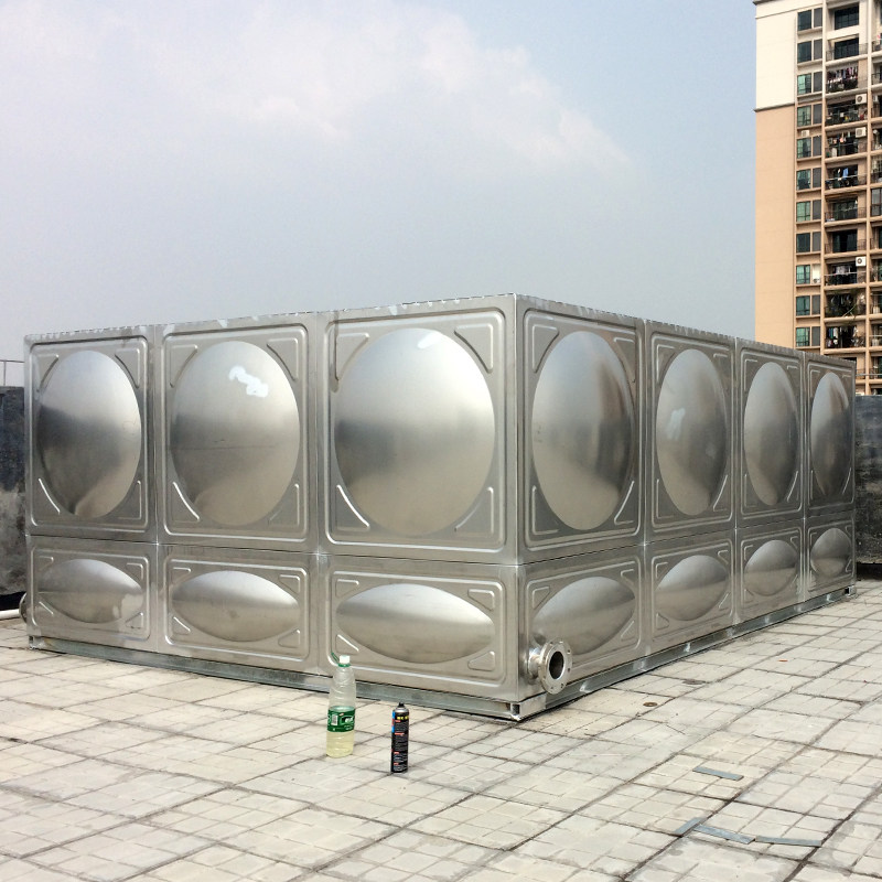 304不锈钢长方形水箱储水罐水塔工业消防楼顶户外地下室楼顶水箱