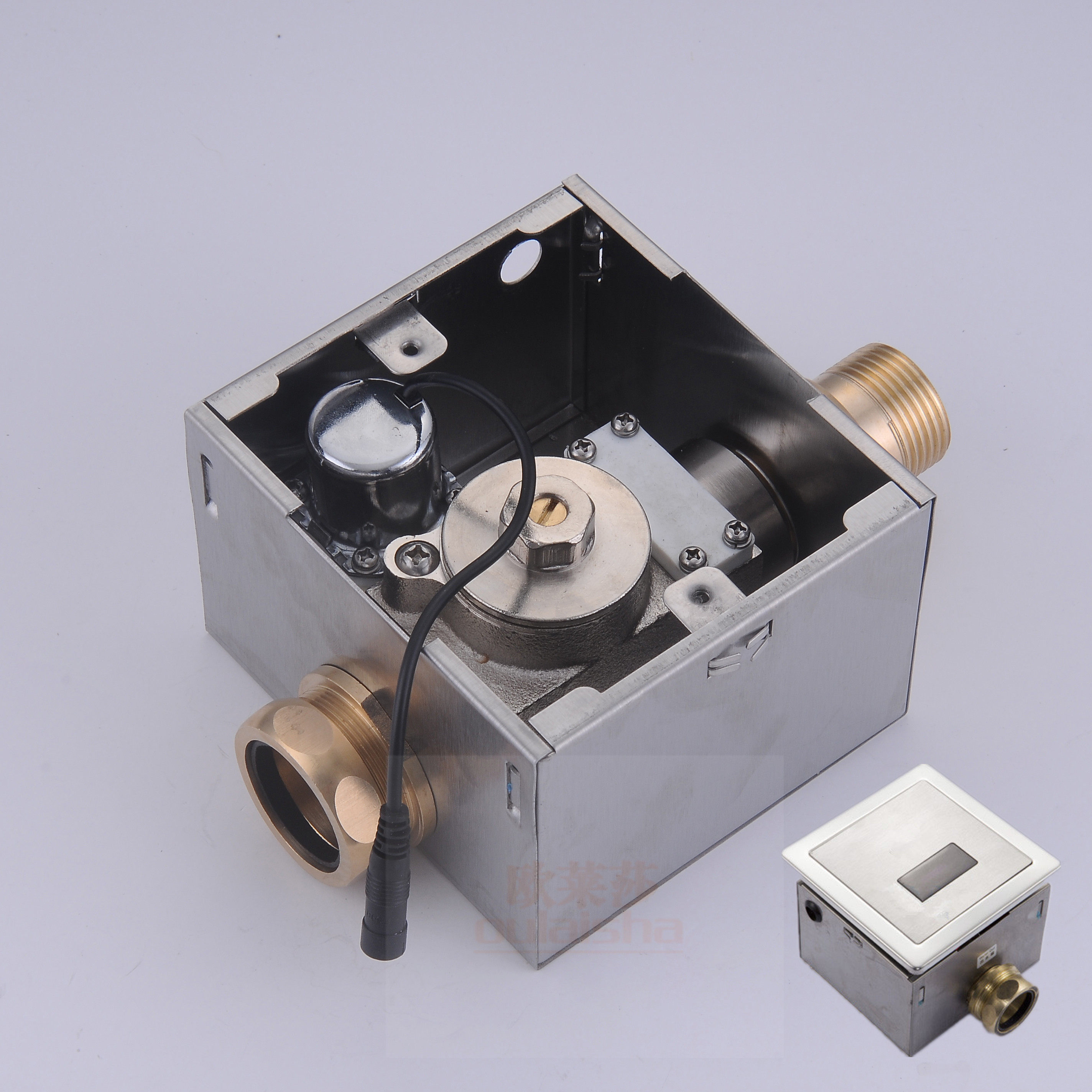 便器柯帝莎大便感应器明装全自动感应大冲水阀加感应冲水器