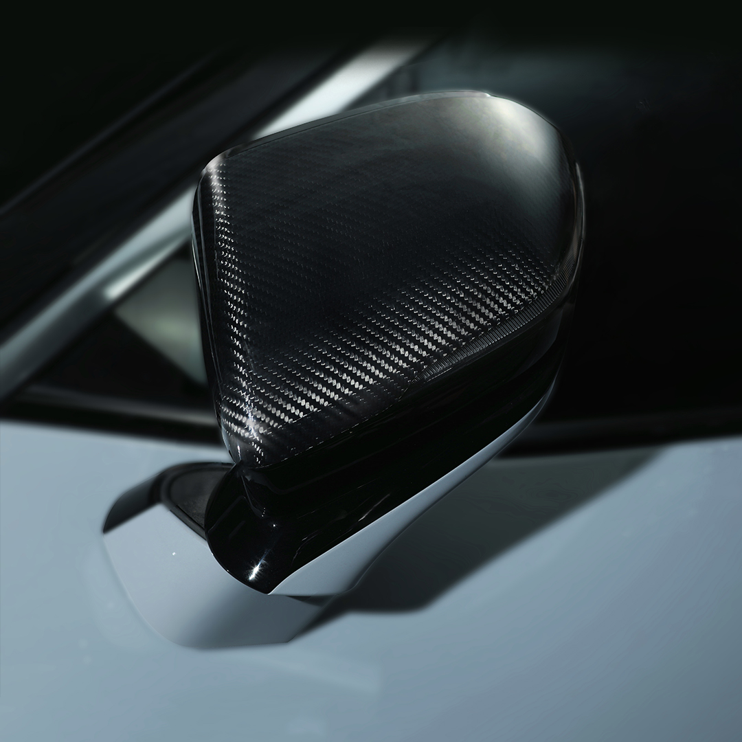 适用于蔚来es6ec6es8碳纤维后视镜罩真碳纤原车其他内饰