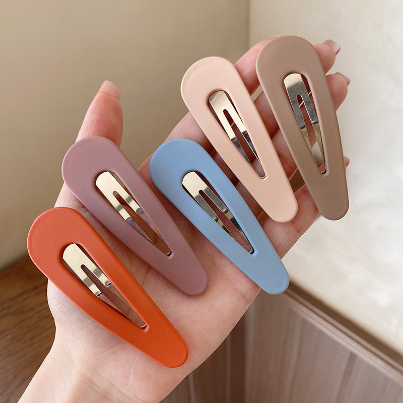 夹头网红发夹小号一字夹边头发后脑勺少女夹子发饰