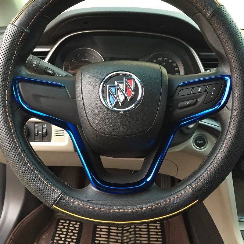 英朗别克1521款全新改装内饰方向盘亮条新英朗专用汽车车标