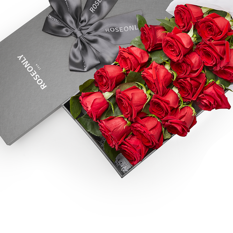 roseonly1119支经典鲜花玫瑰礼盒速递女友礼物可支持鲜花速递同城
