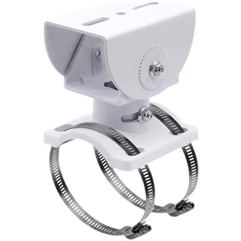 支架抱箍安防监控一体化鸭嘴立杆摄像头室内外电线杆安防配件