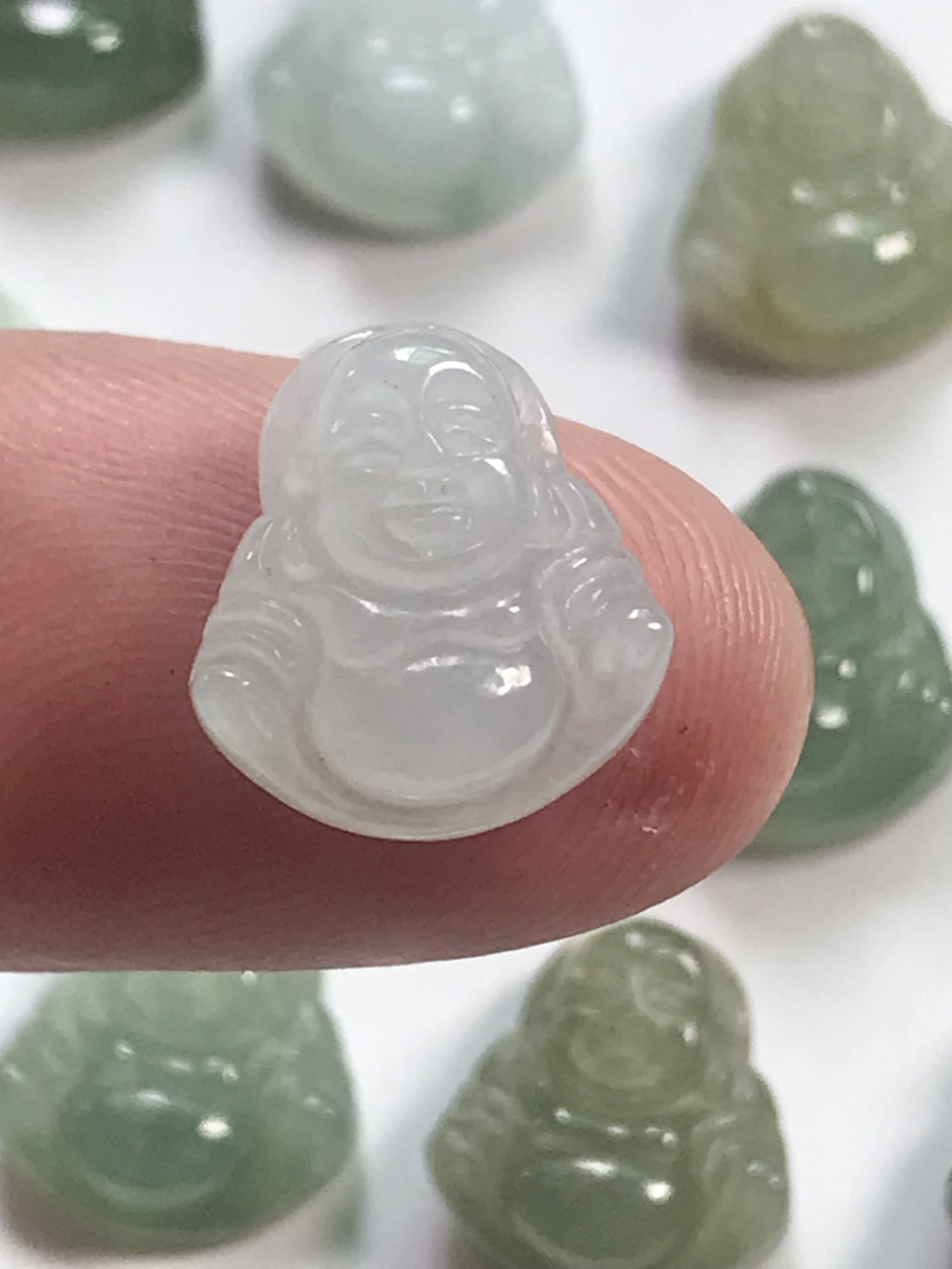 老坑缅甸玉石翡翠迷你玉佩冰糯种玉佛吊坠多款颈饰