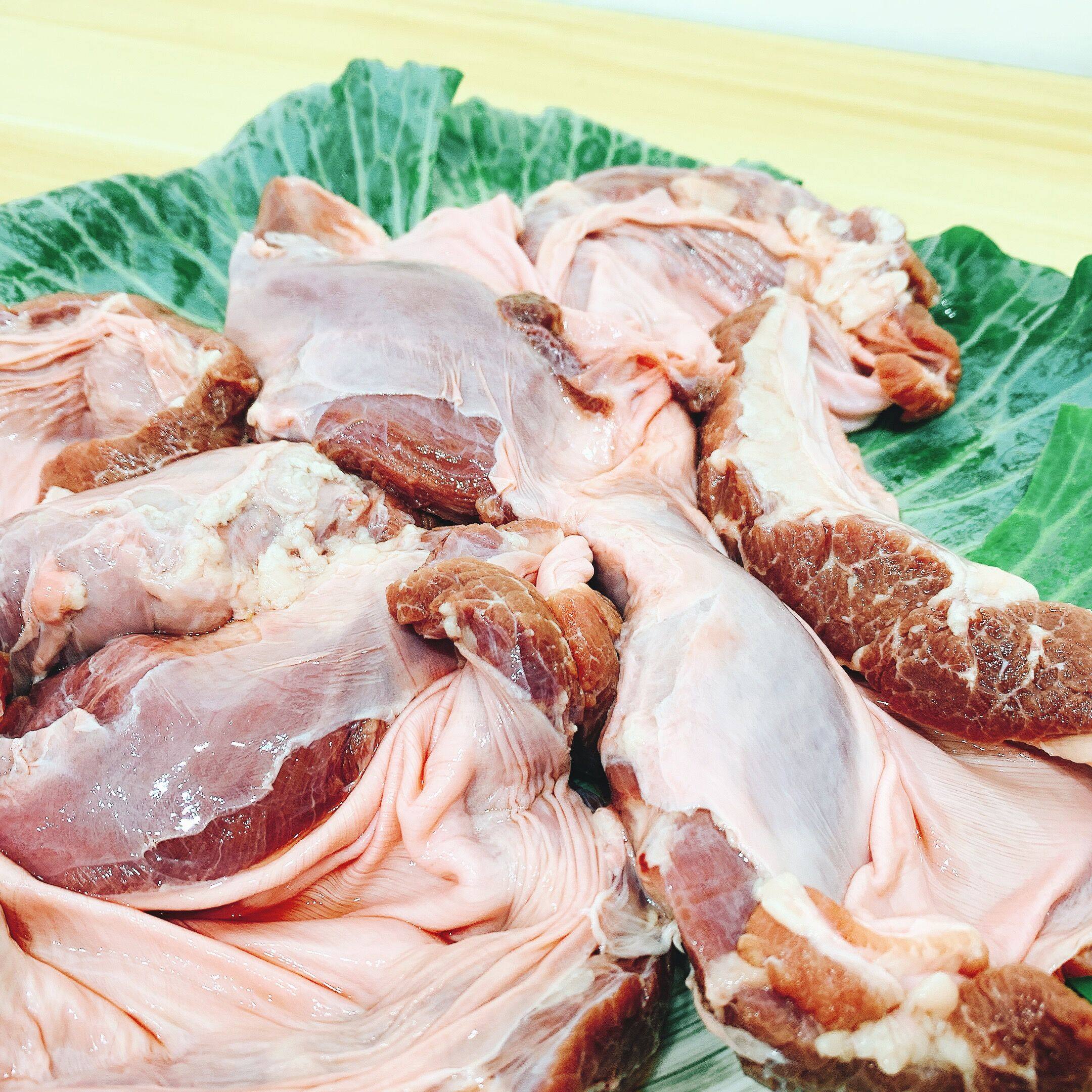 新鲜生猪猪肉连肝护心隔膜罗根皮肉红烧卤肉生猪肉